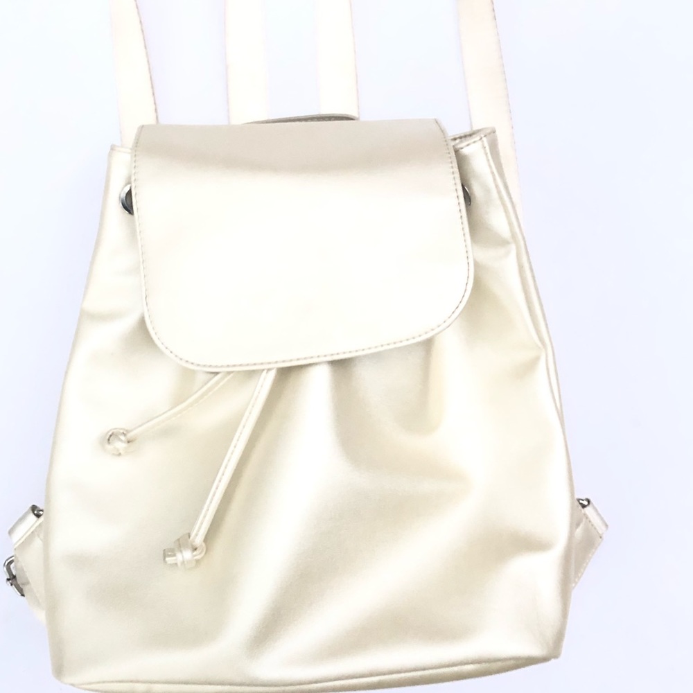 NWOT URBAN OUTFITTERS FAUX LEATHER MINI BACKPACK - Picture 5 of 8